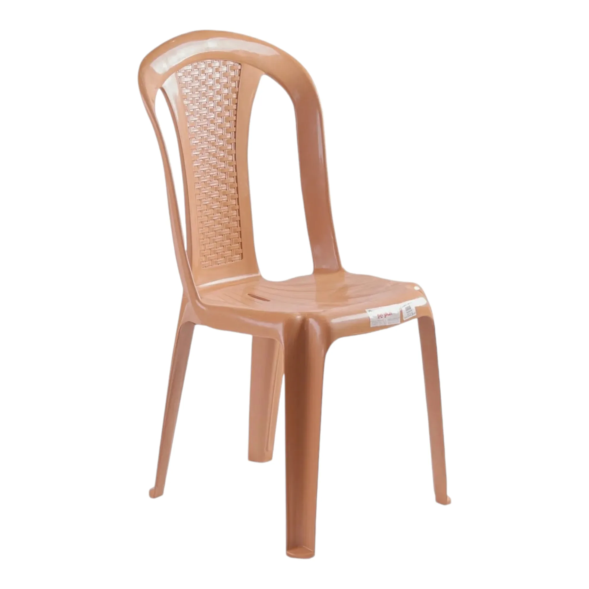 كرسي بلاستيك العزايم العملي والمتين للمناسبات والعزائم - بيج