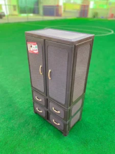 دولاب بلاستيك درفتين واربعة ادراج