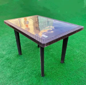 طاولة مستطيل رجل بلاستيك