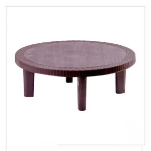 طبلية دائري بلاستيك ب ثلاثة الوان